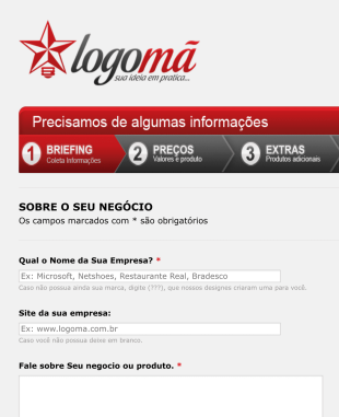 Briefing Logomã Form Template