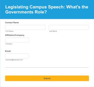 Briefing Registration Form Template
