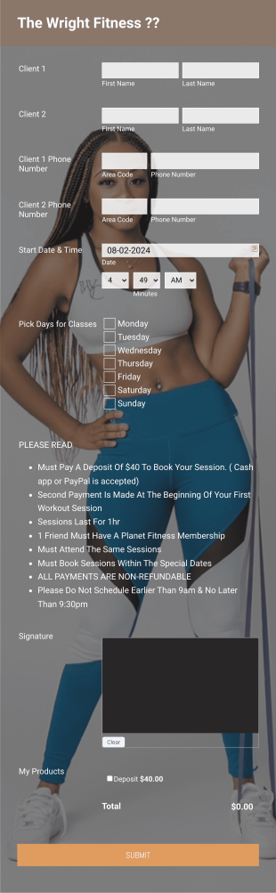 Bring A Friend Special Form Template