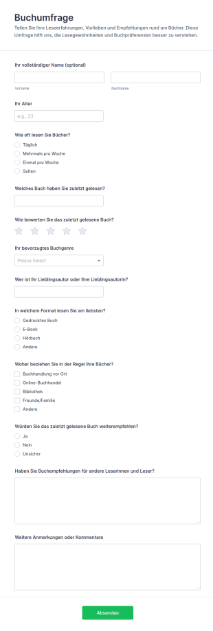 Buchumfrage