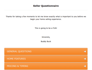 Seller Buddy Buck Form Template