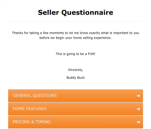 Seller Buddy Buck Form Template