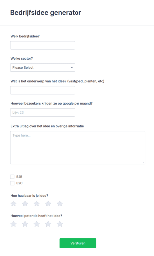Business Idea Generator