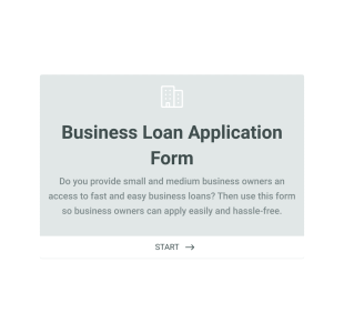 Business Loan Application Form Template