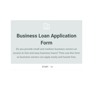 Business Loan Application Form Template