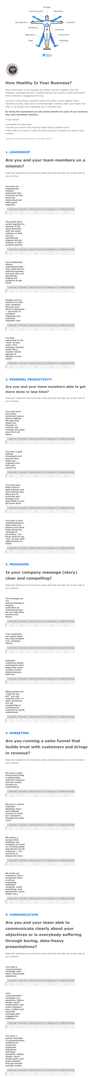 Business Made Simple BUSINESS MRI Form Template