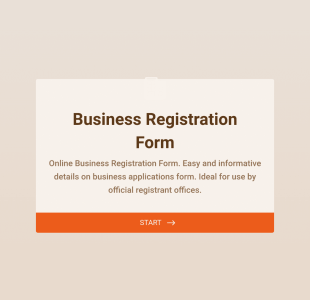 Business Registration Form Template