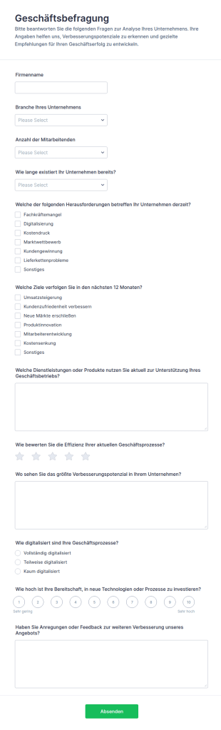 Business Umfrage
