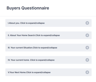 Buyers Questionnaire Form Template
