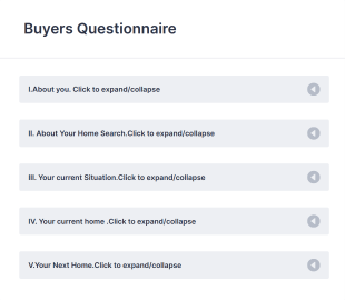 Buyers Questionnaire Form Template