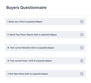 Buyers Questionnaire Form Template