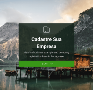 Cadastre Sua Empresa Form Template