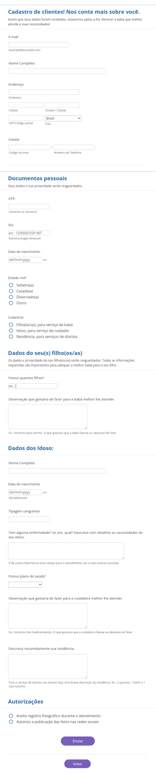 Cadastro De Cliente Matheus