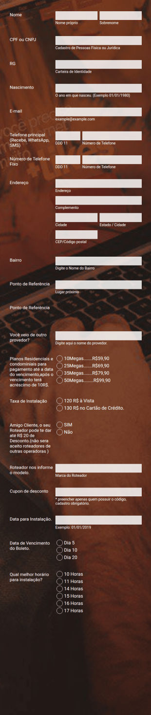 Cadastro De Cliente Site Digital