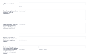Calificación Webinar Inmobiliarios 2 Form Template