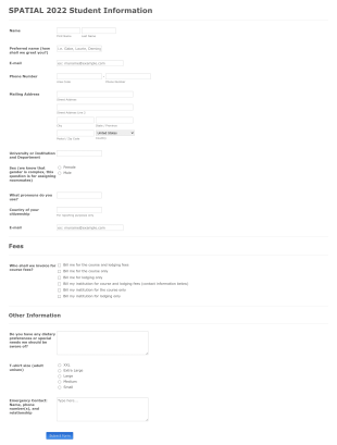 SPATIALreg Form Template