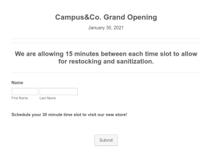 Event Invitation Form Template