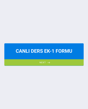 Uzaktan Eğitim Çevrimiçi Ders Takip Form Şablonu