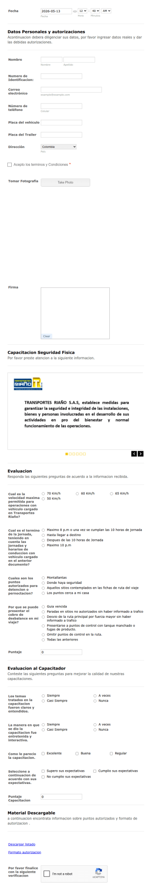 Capacitación Para Evaluar Seguridad De Transporte De Carga