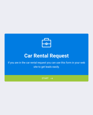 Car Rental Request Form Template