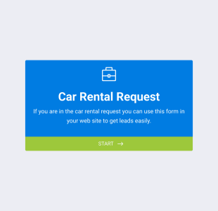Car Rental Request Form Template