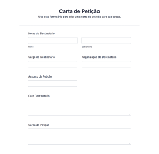 Carta De Petição