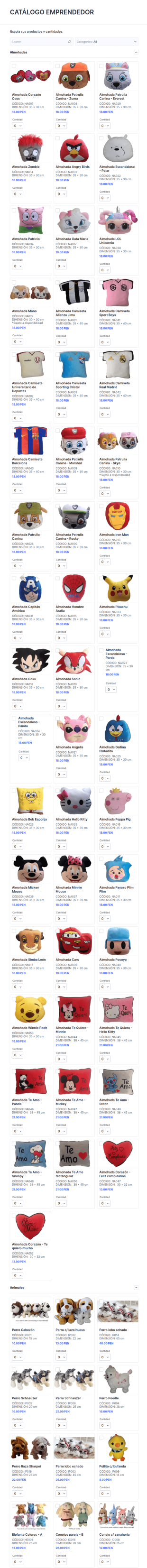 Catálogo Emprendedor