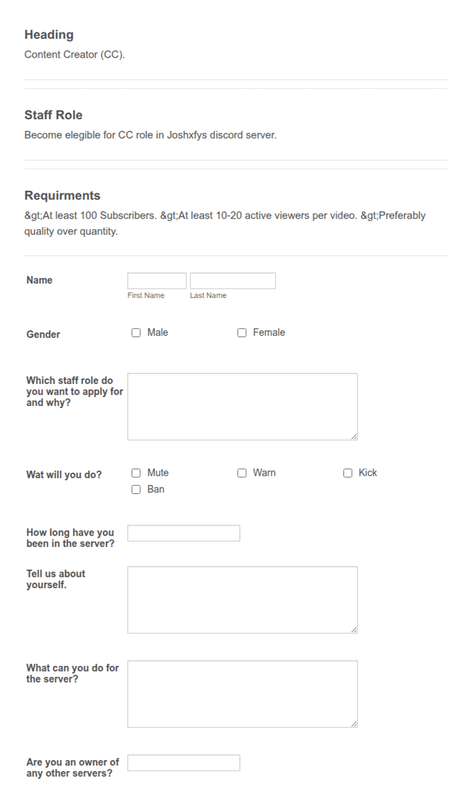 Cc5 Application Form Example.pdf CC Application Form Template | Jotform