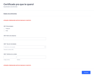 Certificado Pra Que Te Quero!