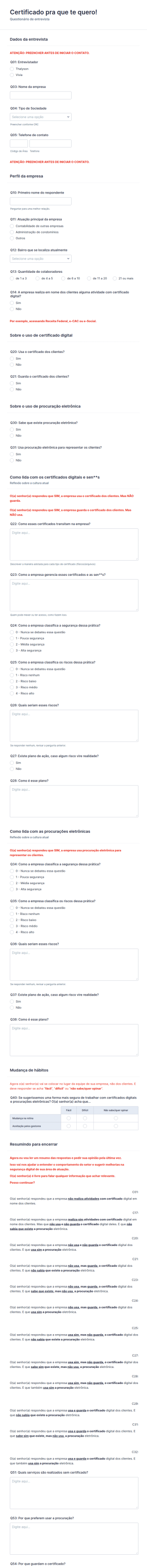 Certificado Pra Que Te Quero!