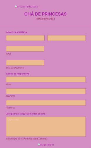 Chá De Princesas