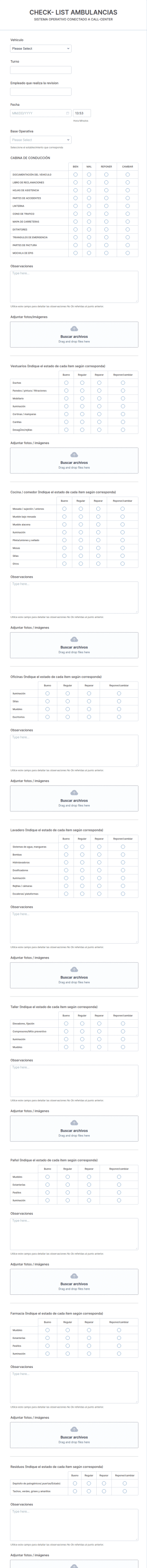 Check AMBULANCIAS