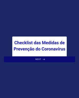Checklist Das Medidas De Prevenção Do Coronavírus