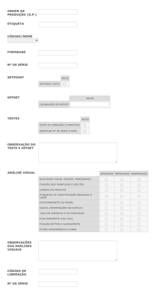 Checklist De Aquecedor