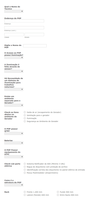Checklist De POP's Novos