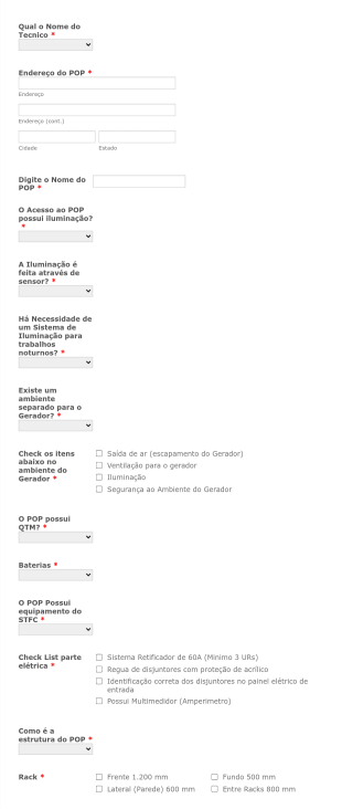 Checklist De POP's Novos