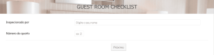 Checklist De Quarto De Hotel Form Template