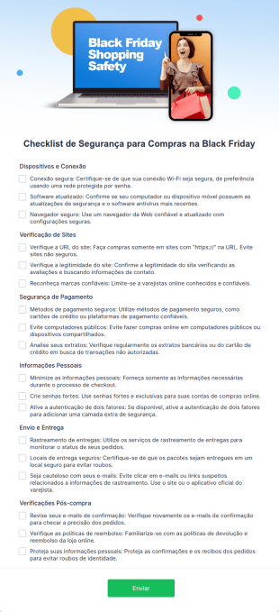 Checklist De Segurança Para Compras Na Black Friday