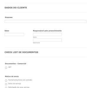 Checklist Documentos