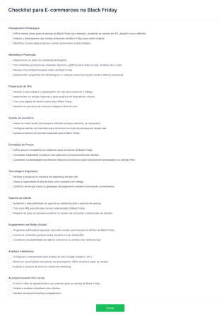 Checklist Para E Commerces Na Black Friday