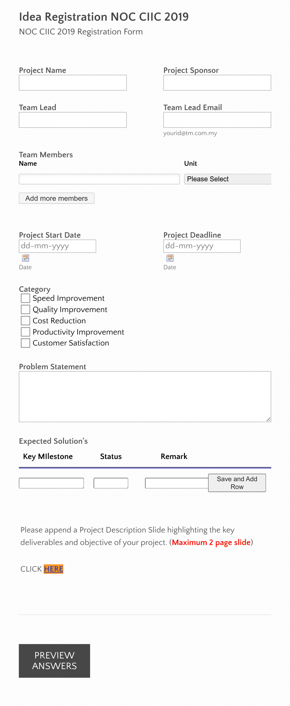 CIIC Form Template | Jotform