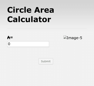 Circle Area Calculator 2 Form Template