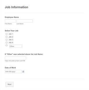 CIS Day Sheet Draft Form Template