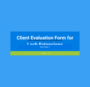 Client Evaluation Form For Lash Extensions Form Template
