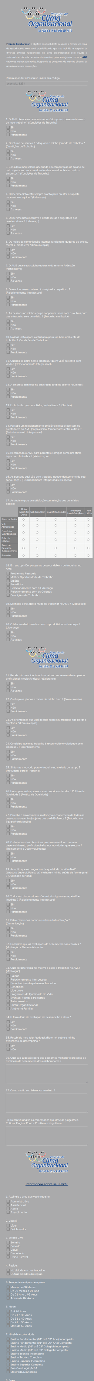 Clima Organizacional