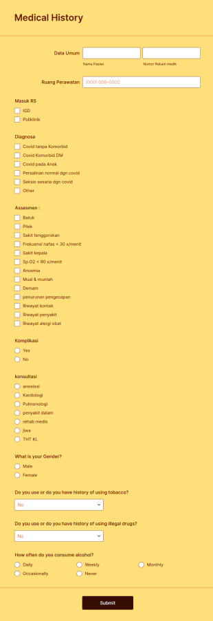 Clinical Pathway Form
