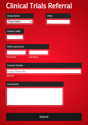 Clinical Trials Referral Form Template