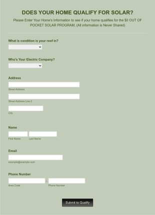 Clone Of Hillsborough County Solar Form Template