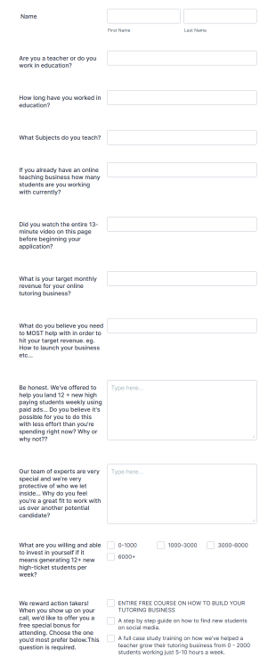 Clone Of JT ACADEMY Share Form Template