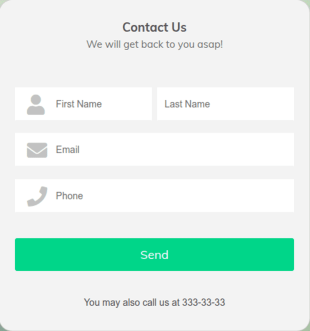 CMS Form Template